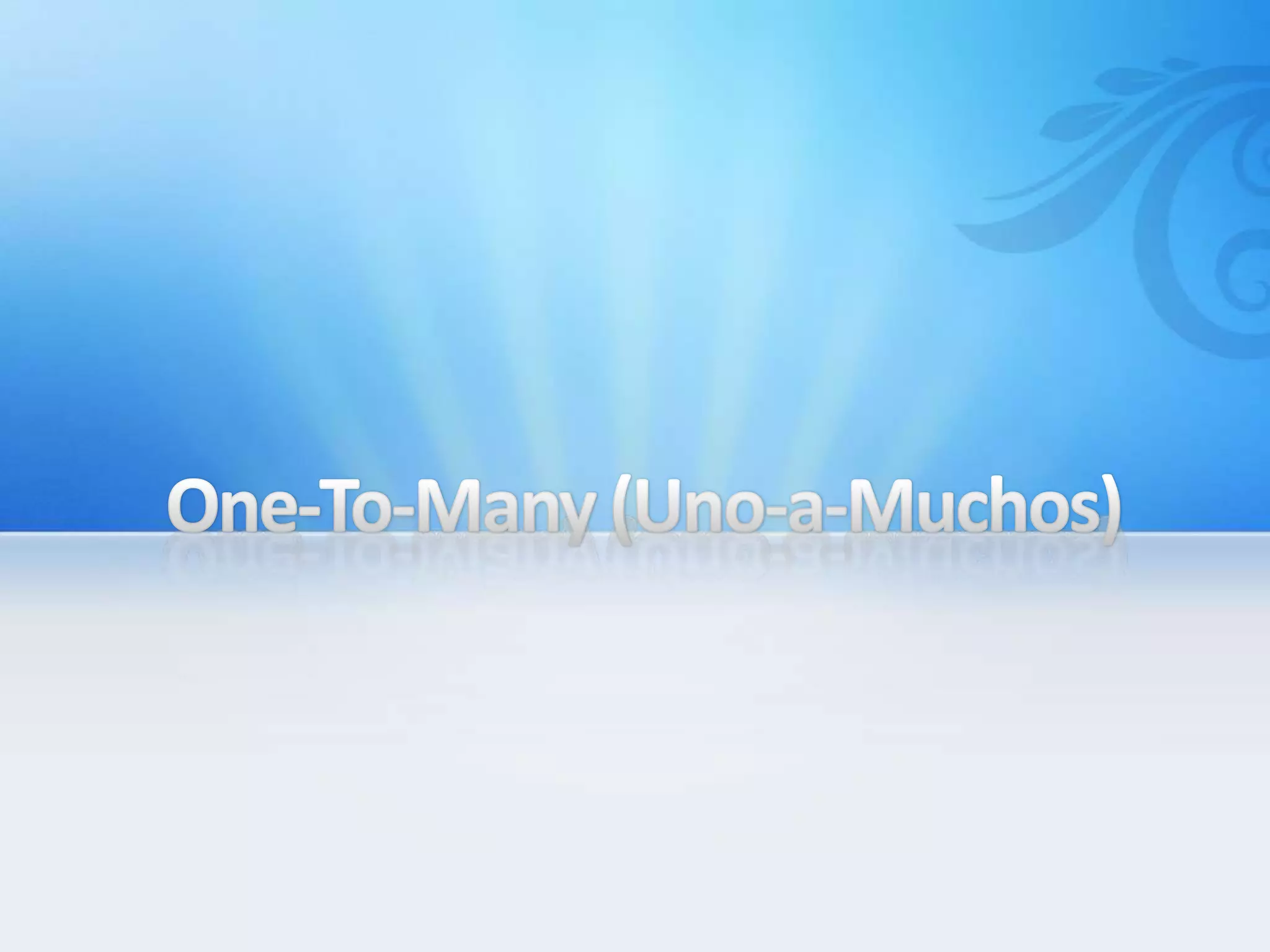 One-To-Many (Uno-a-Muchos)