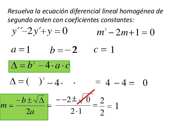 Clase 07 ecuaciones diferenciales de segundo orden