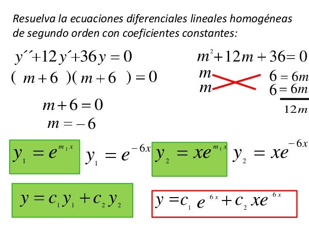 Clase 07 ecuaciones diferenciales de segundo orden