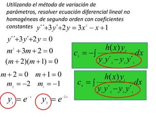 Clase 08 Variacion De Parametros