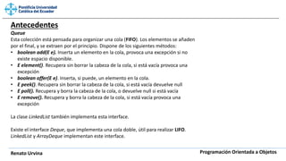Listas dinámicas y programación de objetos en java | PDF