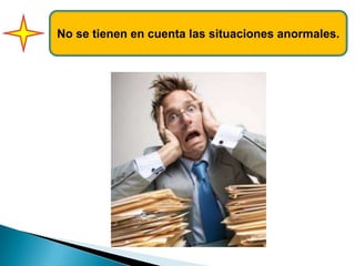 No se tienen en cuenta las situaciones anormales.
 