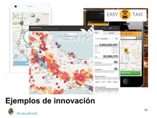 17
Image Source: http://goo.gl/ScrnpQ
Ejemplos de innovación
 