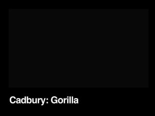 Cadbury: Gorilla!
 