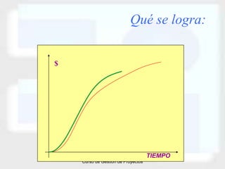 Qué se logra:


$




                                    TIEMPO
    Curso de Gestión de Proyectos
 