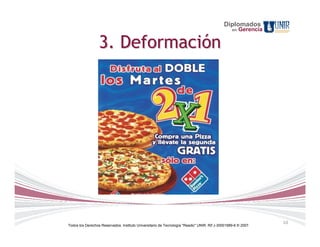 Diplomados
                                                                                                 en   Gerencia

                  3. Deformación




                                                                                                                 10
Todos los Derechos Reservados. Instituto Universitario de Tecnología "Readic" UNIR. Rif J-30001989-6 © 2007.
 