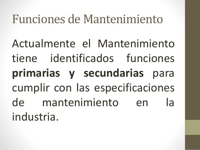 Introduccion a la Ingenieria de Mantenimiento