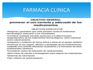 FARMACIA CLINICA
 