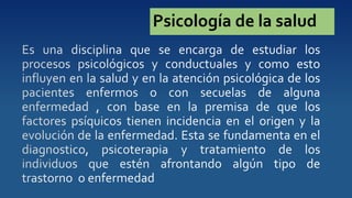Psicología de la salud
 