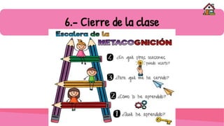 6.- Cierre de la clase
 