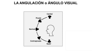 LA ANGULACIÓN o ÁNGULO VISUAL
 