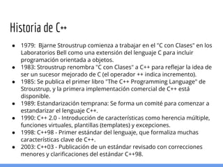 Clase 1 Introducción a C++ y demás cosa | PDF