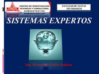 FACULTAD DE NUEVAS  TECNOLOGÍAS SISTEMAS EXPERTOS Ing. Bernardo Cañón Salazar 