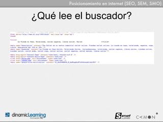 ¿Qué lee el buscador?
 