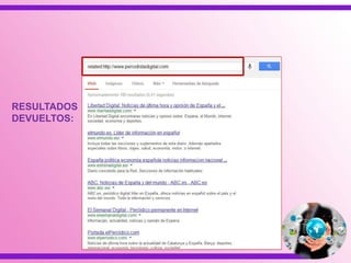 RESULTADOS
DEVUELTOS:
 