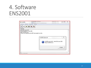 4. Software
ENS2001
17
 