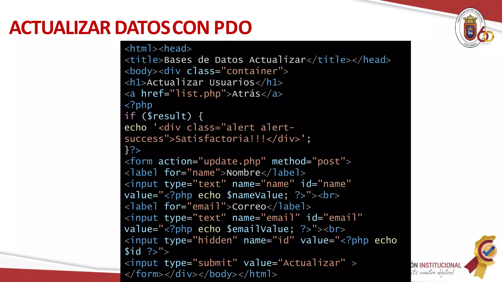 Clase 10 electiva profesional 3 aws rds php y mysql | PPT