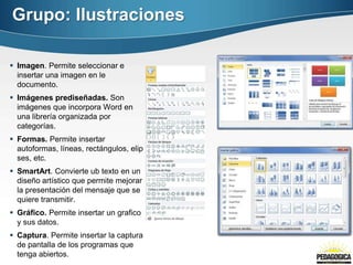 Clase 10 ficha insertar en word 2010 | PPTX
