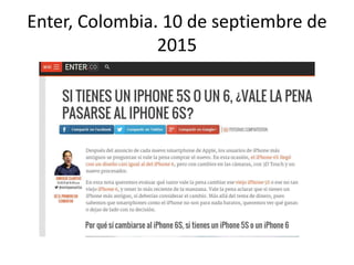 Enter, Colombia. 10 de septiembre de
2015
 