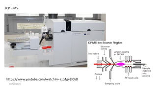 09/02/2022 51
ICP – MS
https://www.youtube.com/watch?v=azq4gvEIOz8
 