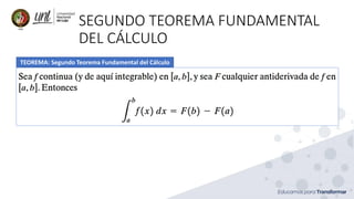 DEMOSTRACIÓN
Para x en el intervalo [a, b], defínase . Entonces el Primer Teorema Fundamental del Cálculo
establece que G’...