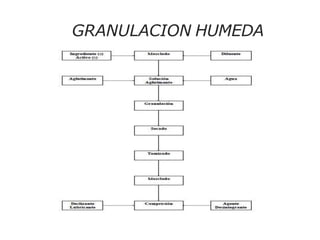 GRANULACION HUMEDA
 