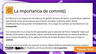 Fundamentos de SQL Talento tech - Clase 14 | PPTX