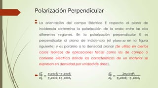 Polarización Perpendicular

 
