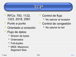 Tcp Rfc prtocolos tcp ip de redes de computadora | PPT
