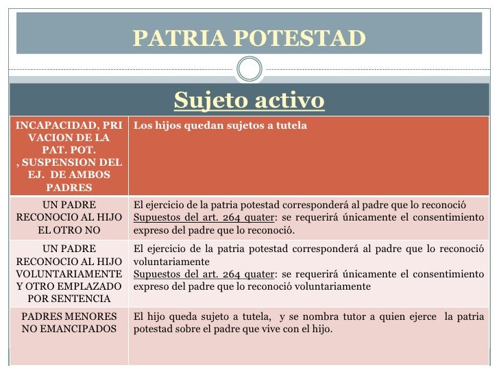 patia potestad patria potestad patia potestad patria potestad