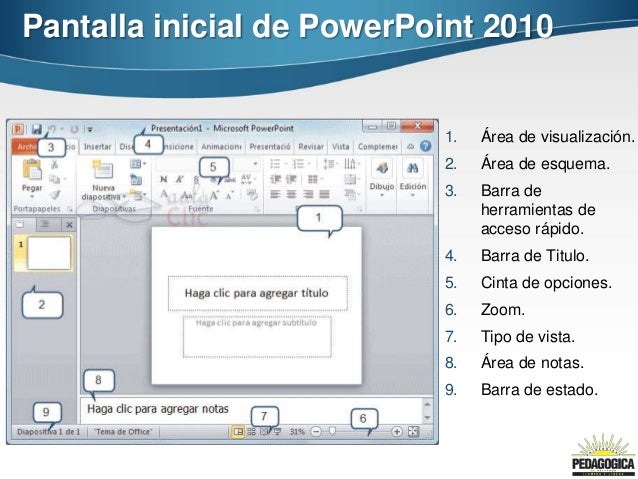 Clase 15 entorno de trabajo de powerpoint 2010