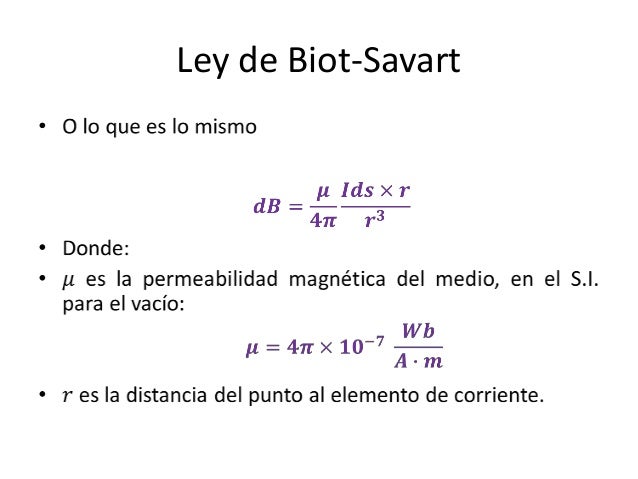 Clase 16 ley de biot savart