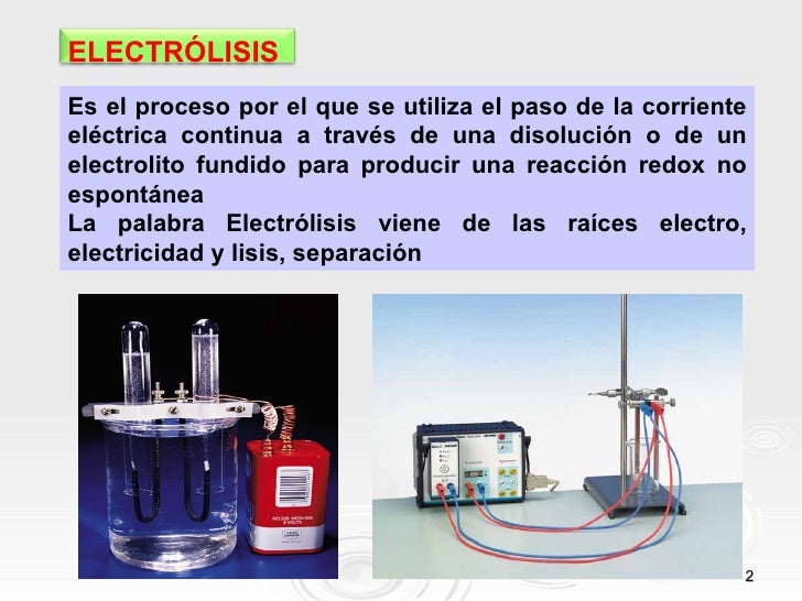 ELECTRÓLISIS