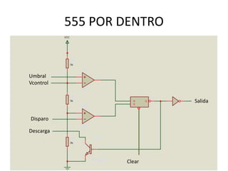 555 POR DENTROUmbralVcontrolSalidaDisparoDescargaClear