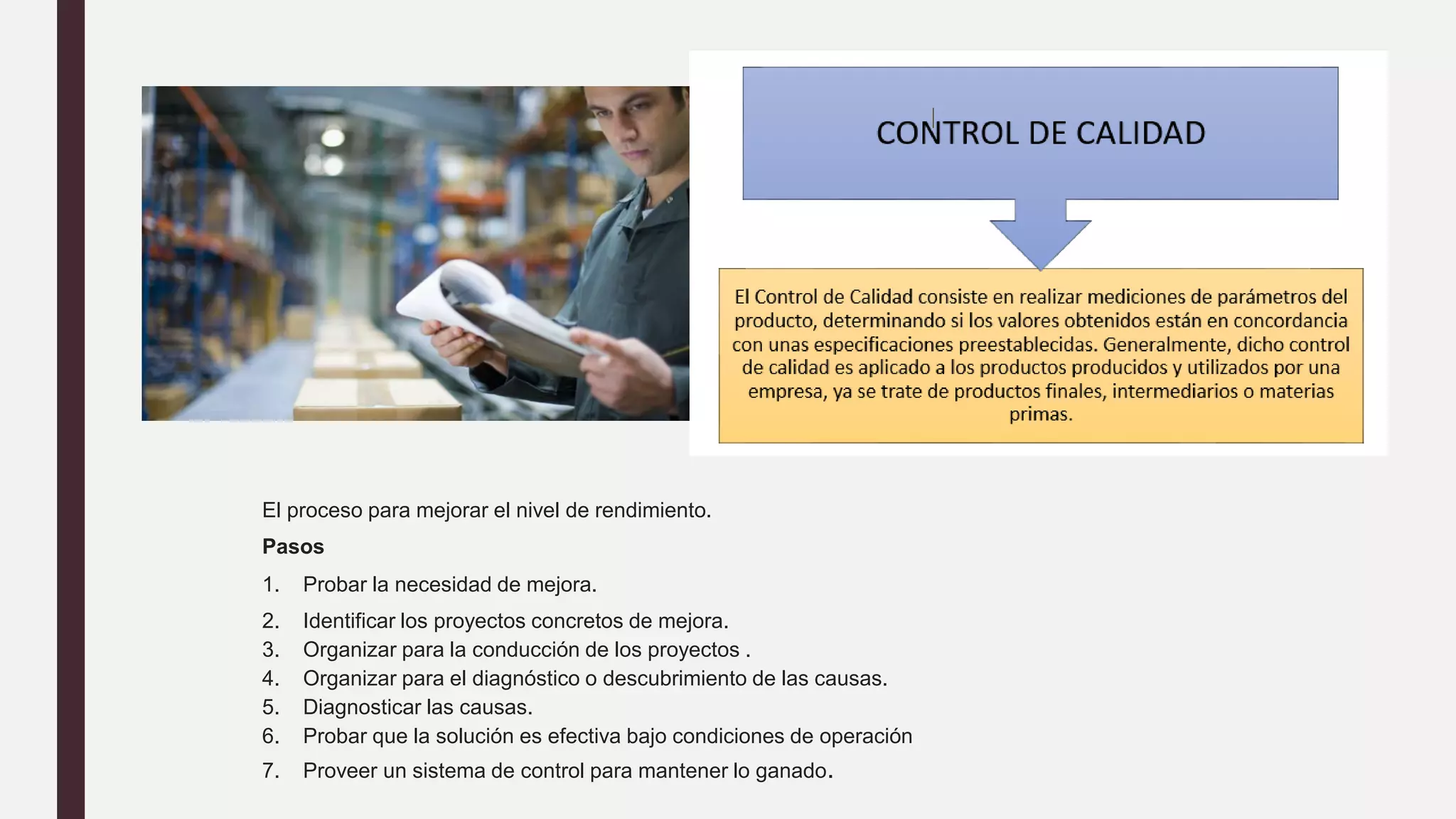 Clase 1 control de calidad en la industria farmacéutica | PPTX