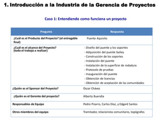 Introduccion a la gerencia de proyectos - Maestria en Ingenieria Vial | PDF