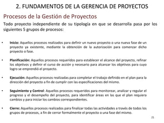 Introduccion a la gerencia de proyectos - Maestria en Ingenieria Vial | PDF