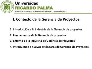 Introduccion a la gerencia de proyectos - Maestria en Ingenieria Vial | PDF
