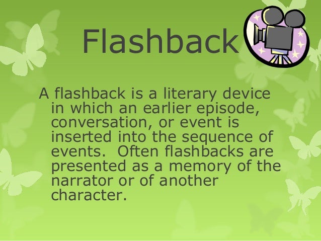 Flashback Rhetorical Definition Literary devices flashback examples - sratzi