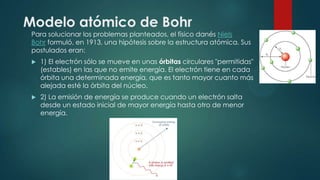 Clase 1 modelo atómico de bohr y modelo actual.