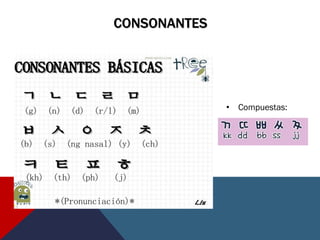 CONSONANTES
• Compuestas:
 