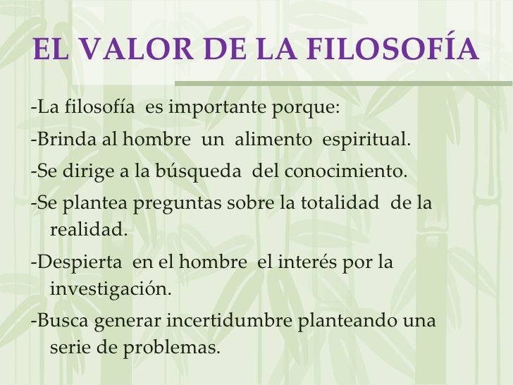 Clase 1 Significado Y Valor Filosofia