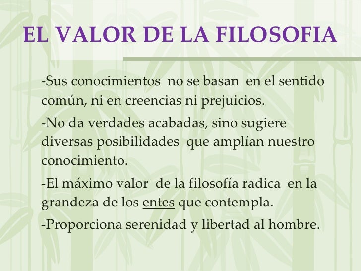 Clase 1 Significado Y Valor Filosofia