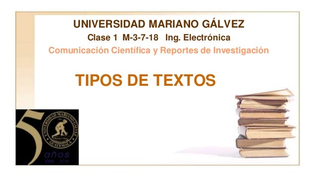 Clase 1 Tipos De Textos 3 7 7 18
