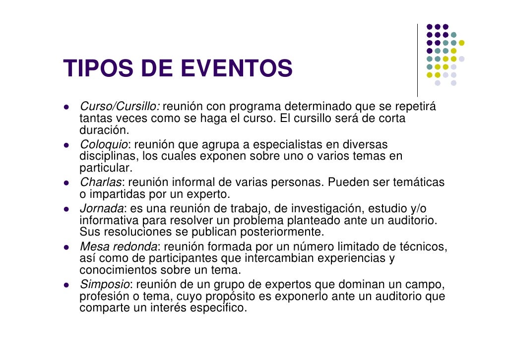 Clase 2 ORGANIZACION DE EVENTOS