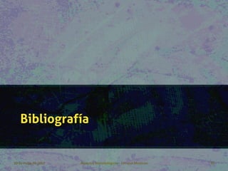 Bibliografía


30 de mayo de 2012   Aspectos Metodológicos - Enrique Morosini   35
 