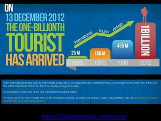 http://1billiontourists.unwto.org/
 