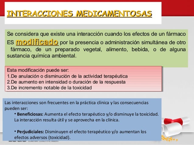 interacciones medicamentosas