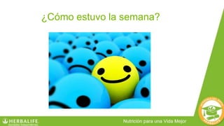 ¿Cómo estuvo la semana?
 