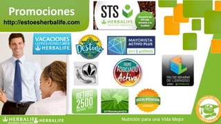 Promociones
http://estoesherbalife.com
 